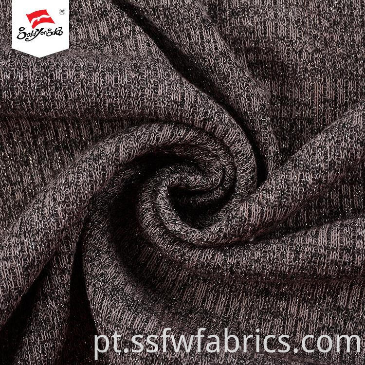 Comfortable Metallic Knitted Fabric